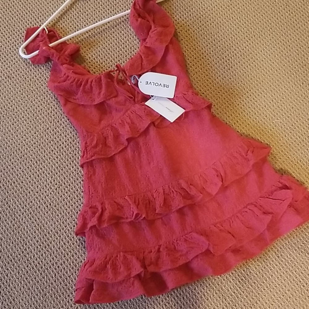 Lovers&Friends Ruffle Mini Dress